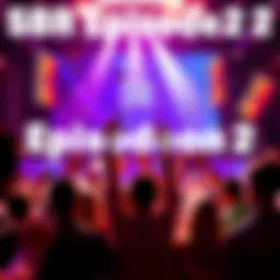 Fans celebrating the launch of SBR Episode 2 with excitement and joy, holding banners and confetti in the air.