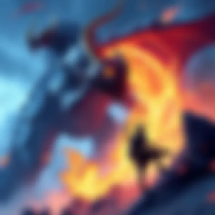 A player character engages in a battle with a dragon-like creature, showcasing strategies for scaling Shiva in a fantasy game.