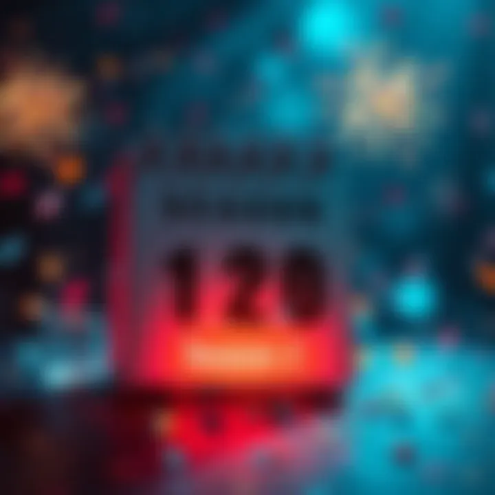 A calendar marking the release date of Season 2 with excitement symbols like fireworks and confetti.