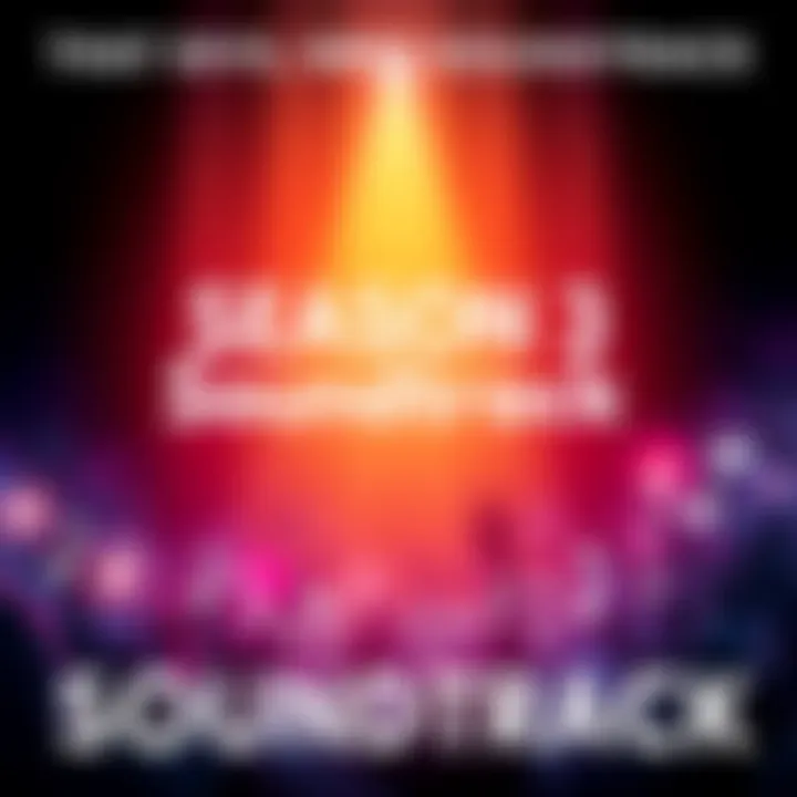 Cover illustration for the Season 3 soundtrack featuring the title and music notes