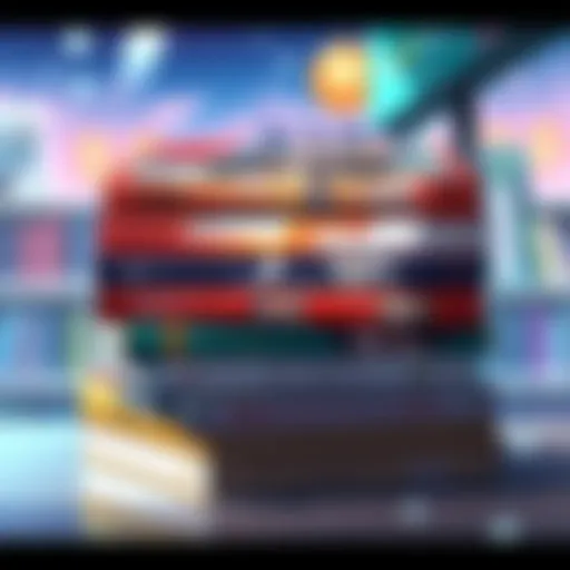 Three manga books stacked with vibrant covers, showcasing characters in peaceful settings, representing the top recommendations without violence or murder.