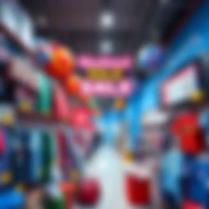 Colorful display of merchandise on sale for the Sentai Weekend Flash Sale, showcasing various popular items and discounts.