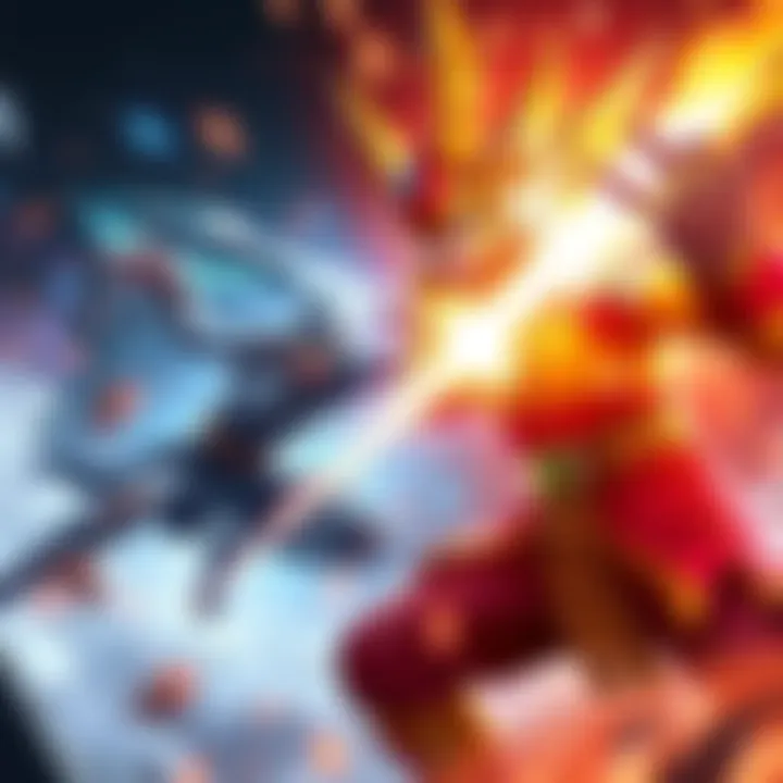 Sentry and Gojo in Battle Sentry and Gojo face off, showcasing Sentry's ability to manipulate physics against Gojo's powerful techniques.