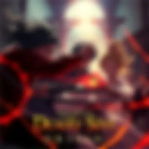 A scene from the trailer showing characters from The Seven Deadly Sins fighting together