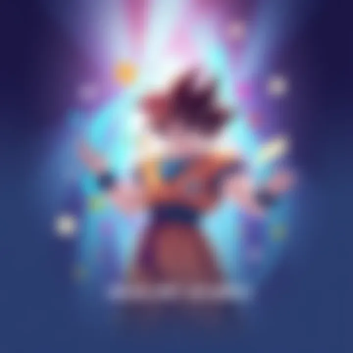 SEZA INT UI Goku Release Announcement An illustration showing SEZA INT UI Goku ready for launch with excitement in the air, colorful graphics surrounding him.
