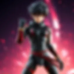 Detailed view of the new SH Figuarts action figure of Hiei, showcasing its design and features.