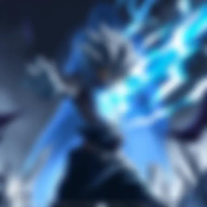 Shaiapoof displays his combat readiness, showcasing his unique ability to replicate himself, while a shadowy figure looms in the background, representing elite nen users like Netero and the Zoldycks.