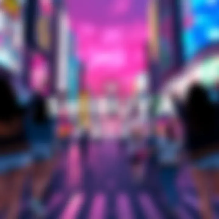 Shibuya Reanimation Announcement A vibrant poster announcing Shibuya's global reanimation with colorful graphics and excited fans.