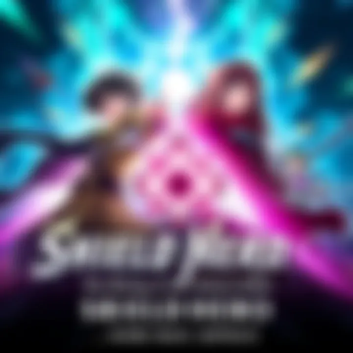 The poster for The Rising of the Shield Hero Season 4 Episode 4, featuring main characters in action scenes with vibrant colors.