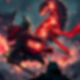 Samurai engaged in battle A fierce samurai duel showcasing intense violence and power struggle.