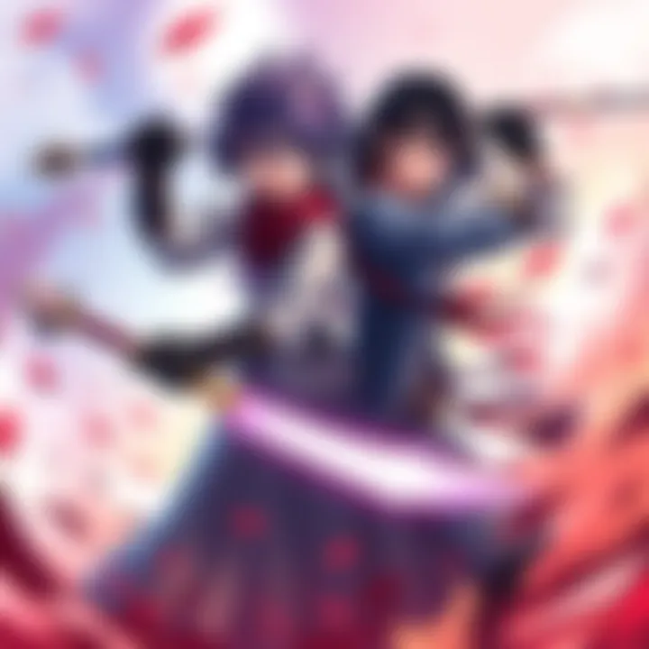 Two popular characters from ether gear, Shiki and Erased, showcasing their unique styles and gear in action.