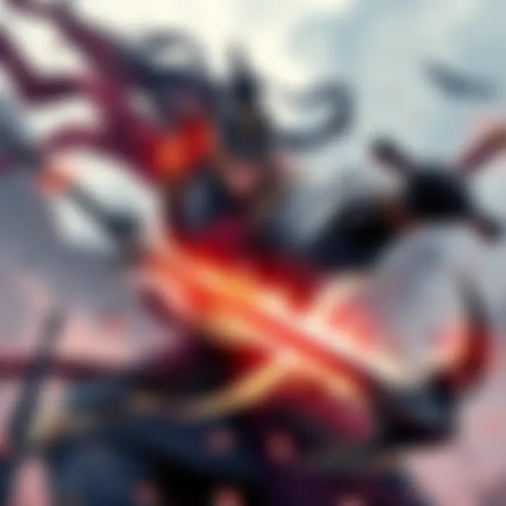 Shin fiercely battles enemies during the Western Zhao invasion arc, showcasing his strength and determination.