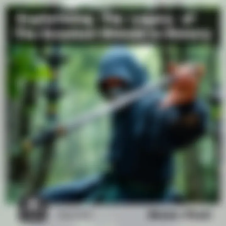 A shinobi demonstrating martial arts skills with a masked face and traditional clothing in a forest setting