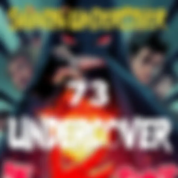 Shinobi Undercover Chapter 73 Cover Cover illustration showing main characters from Shinobi Undercover engaged in a dramatic scene, highlighting their development and conflicts in Chapter 73.