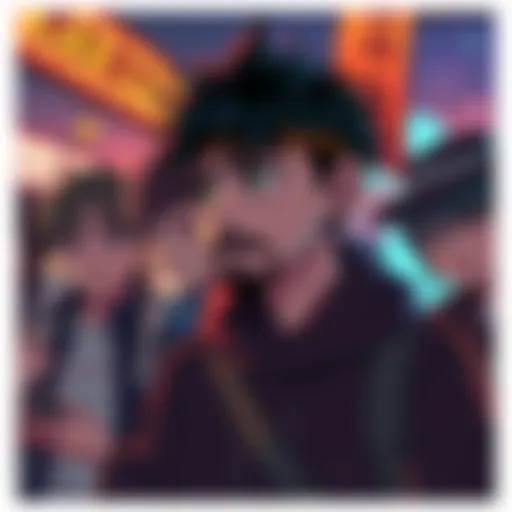 Fans discussing Shinobi Undercover with mixed expressions on their faces, showing excitement and concern