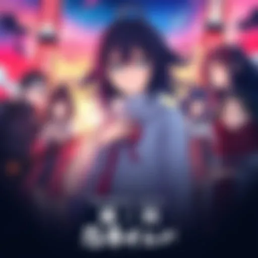 Characters from Shiori Novella Illustration of key characters from Shiori Novella with a vibrant backdrop representing the story's world