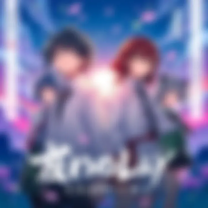 Cover illustration featuring key characters from Shiosai No Lily's Chapter 2 standing together, showcasing their expressions and the vibrant scenery around them.