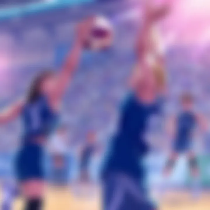 Shiratorizawa High volleyball team with Oikawa in action during the Spring High Tournament