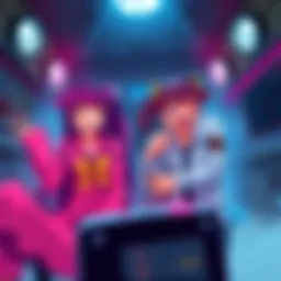 ShishiWata and FlaRyS in School 666 ShishiWata and FlaRyS team up in a spooky school setting, playing School 666 with excitement on their faces.