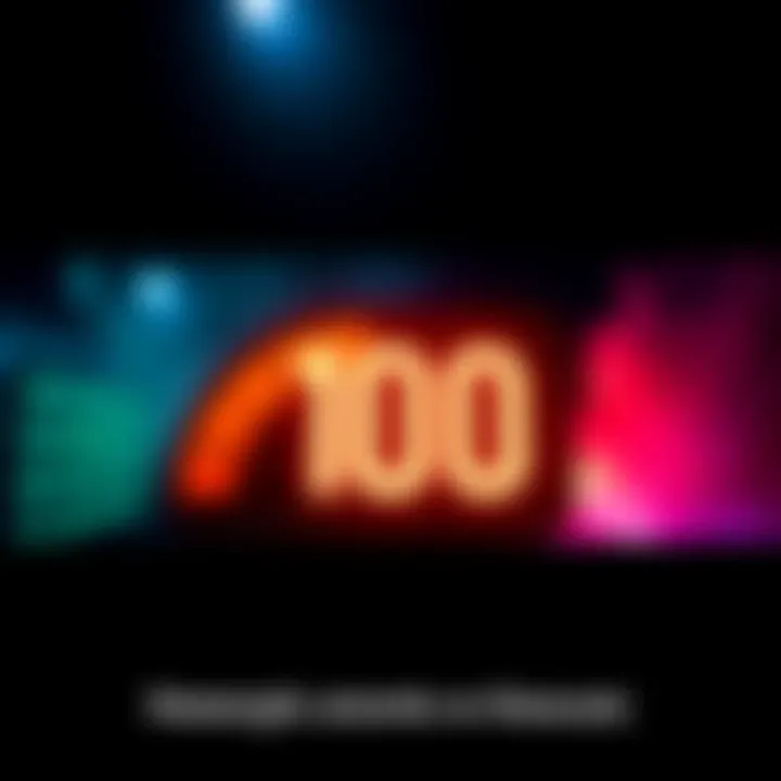 A graphic showing a scale from 0 to 100 with a countdown timer, symbolizing excitement for an upcoming competition.