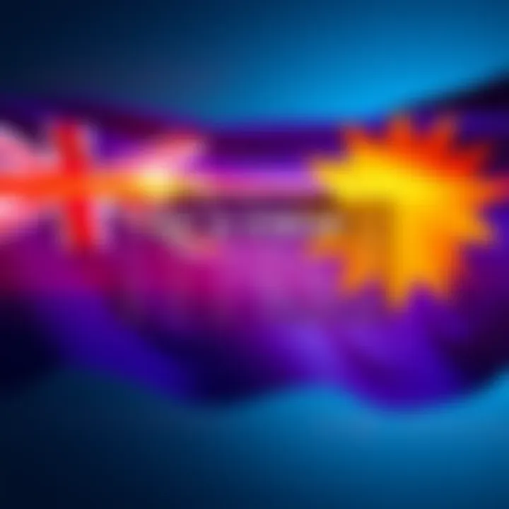 A colorful graphic showing Shylily's streaming schedule with the Australian flag in the background