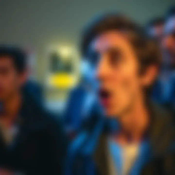Person showing surprise with a facial expression while saying 'Bruh...'
