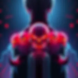 Multiple skull symbols displayed around a character's tail, showcasing their design and arrangement.