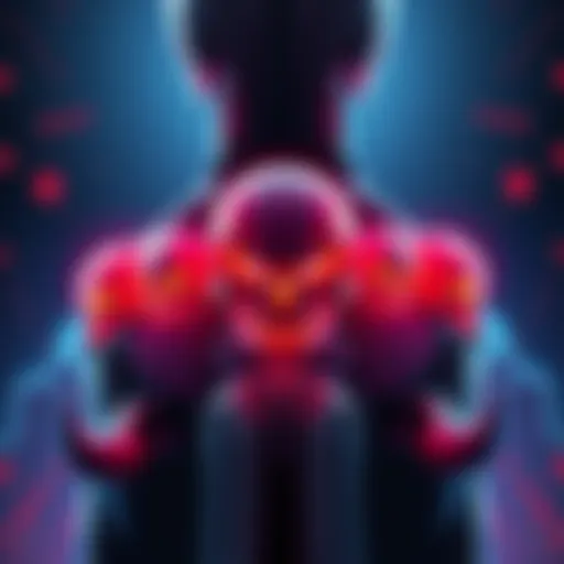 Multiple skull symbols displayed around a character's tail, showcasing their design and arrangement.