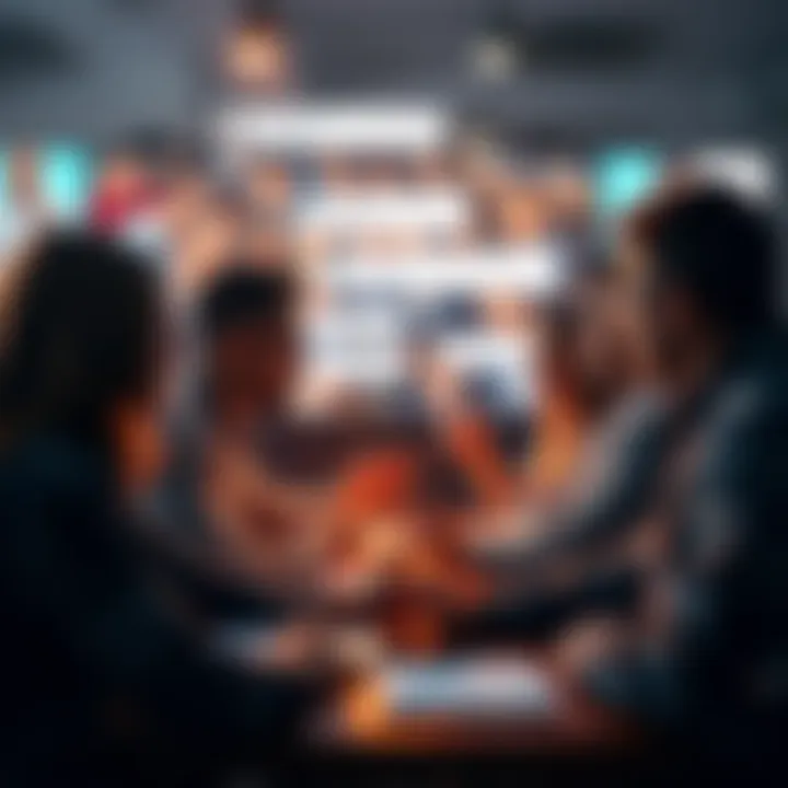 People engaging in a heated discussion on social media platforms, with comments and reactions visible on screen.