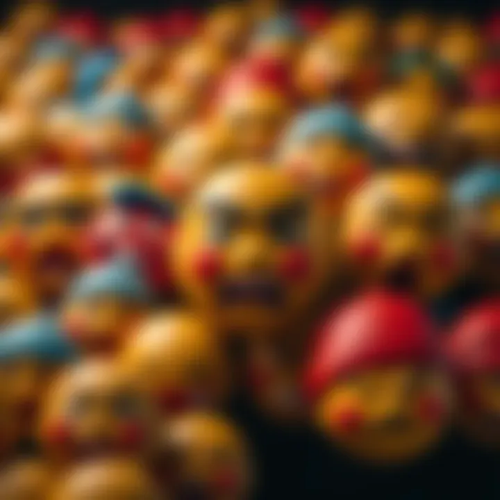Social Media Reactions A collage of angry and surprised emojis reacting to provocative social media posts