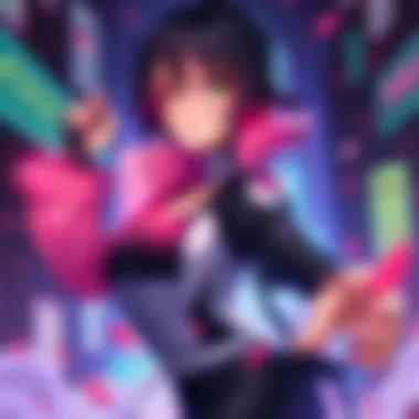 Soi-Fon Artwork by jessjessdraws A vibrant illustration of Soi-Fon, featuring her dynamic pose and unique character design.