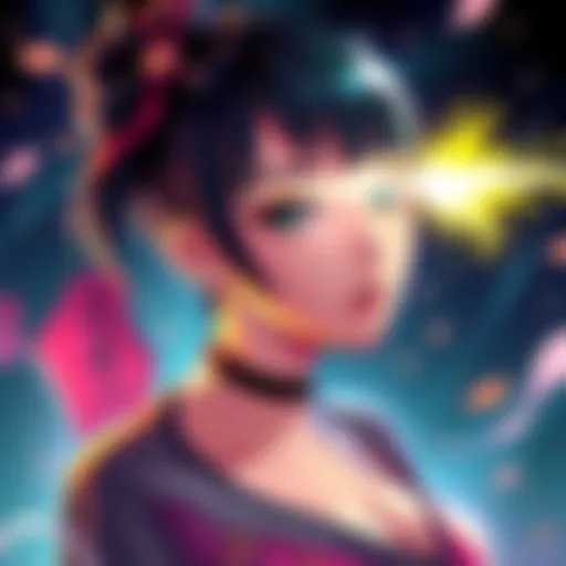 A vibrant redraw of Soi Fon's soul resonance art showcasing her unique style and energy.