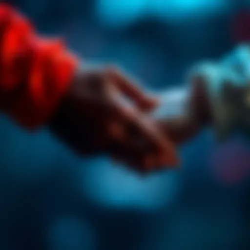 A close-up of two people holding hands, symbolizing deep emotional connection and bond