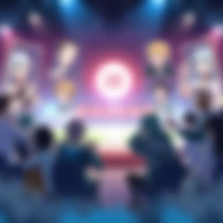 A graphic showing fans debating the anime adaptation of Solo Levelling, with some supporting its nomination for anime of the year and others expressing doubts.