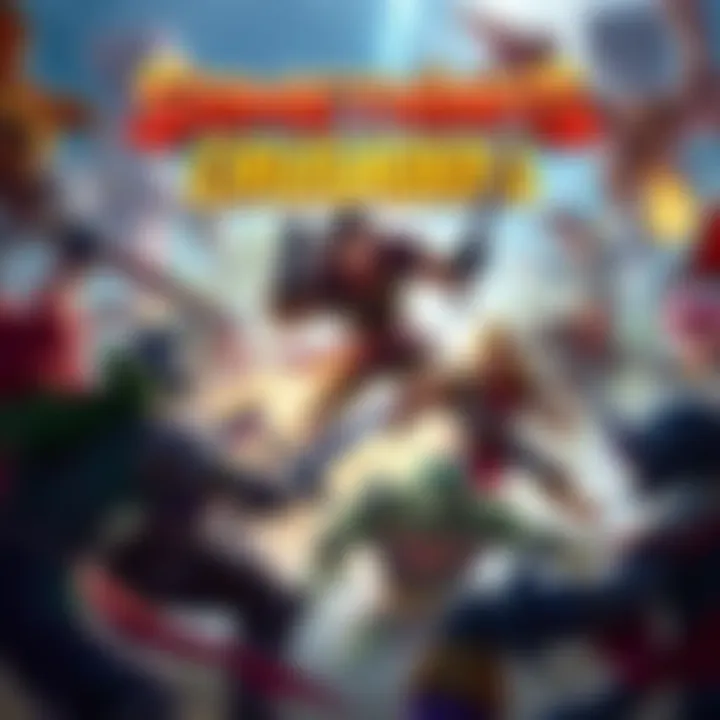 SomethingCrusaders Gameplay Scene Players engaging in battle with characters from SomethingCrusaders, showcasing skills and teamwork.