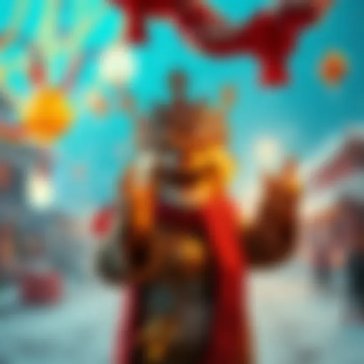 Soul King Brook Celebrating New Year Soul King Brook joyfully celebrating the new year with festive decorations and a cheerful atmosphere.