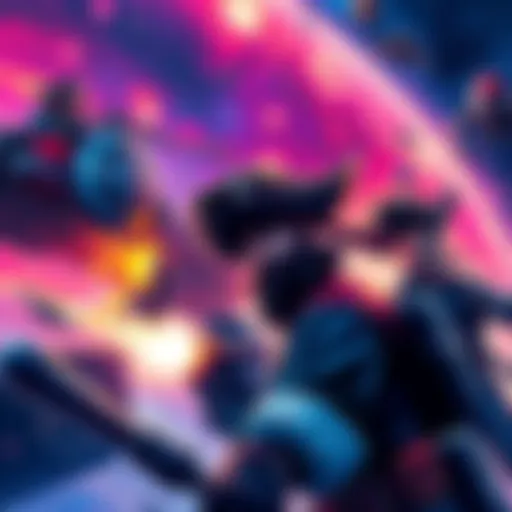 Space Pirates in Action A group of space pirates navigating their ship through a colorful galaxy, showcasing intense character interactions and emotional moments.