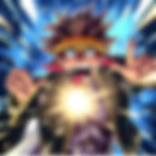 Speedwagon expressing surprise and humor in a dynamic pose, capturing the spirit of fan excitement.