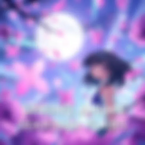 Colorful seasonal flairs showcasing popular spring anime characters and themes, inviting fans to express their favorites on forums.
