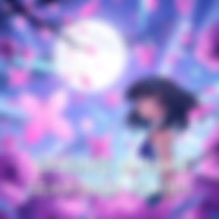 Colorful seasonal flairs showcasing popular spring anime characters and themes, inviting fans to express their favorites on forums.