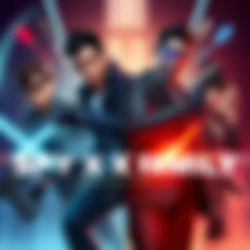 Concept art showcasing characters and gameplay ideas for a new Spy X Family video game
