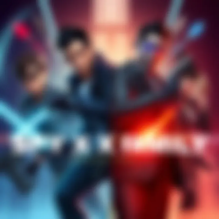 Concept art showcasing characters and gameplay ideas for a new Spy X Family video game