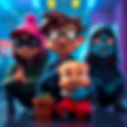 A funny meme showcasing characters from Spy x Family in a humorous situation