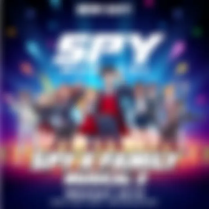 The promotional poster for Spy x Family Musical 2 featuring characters from the Inusan Crisis and Cruise Ship arcs