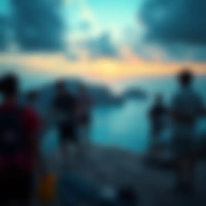 Participants preparing for the Standoffs Round 3 race from Shek O Village to Turtle Cove Beach