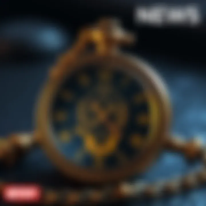 A detailed view of the State Alchemist Pocket Watch, showcasing its intricate design and iconic emblem.