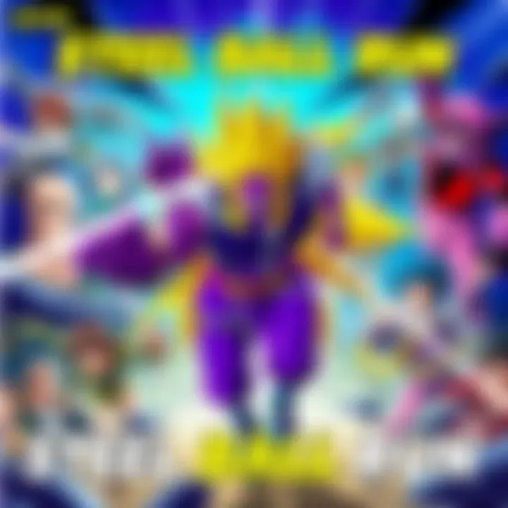 A collage of characters from Steel Ball Run, featuring action-packed scenes and new voice actors for the English dub.