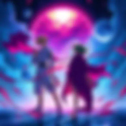 Reimagined Ending for Stone Ocean Artwork showing characters from Stone Ocean in a new scene that reflects alternative endings suggested by fans, featuring vivid colors and dynamic poses