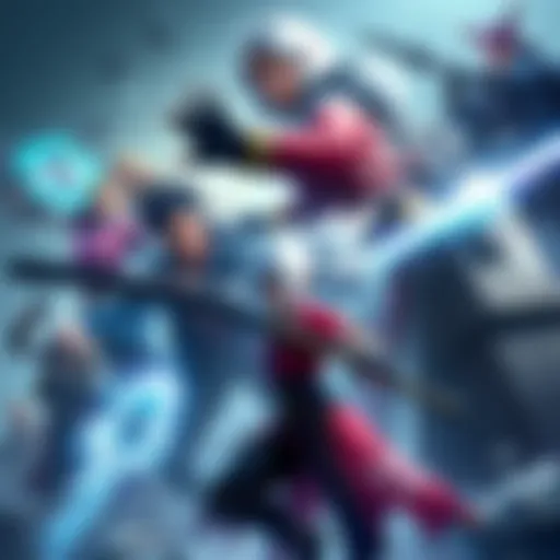 Various characters from Storm Connections in action, showcasing unique abilities and styles.