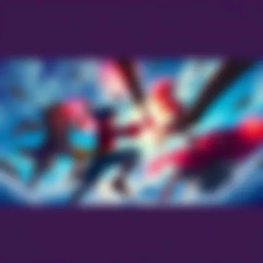 The Straw Hat Pirates and Red Hair Pirates clash in an intense battle on the open sea, showcasing their unique abilities and fierce determination.